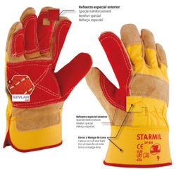 [12 parells] Guants de serratge amb reforç STARMIL