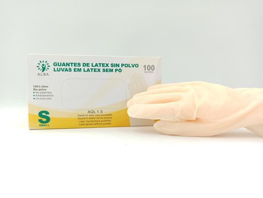 Luvas descartáveis
