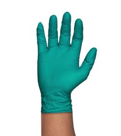 [100u] Guantes desechables de nitrilo 6,0g verde Premium sin polvo