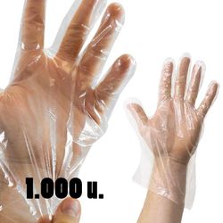 Gants jetables en polyéthylène - 1000u