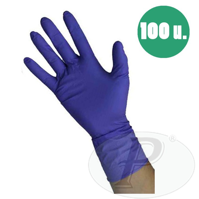 desechables nitrilo violeta - 100u —