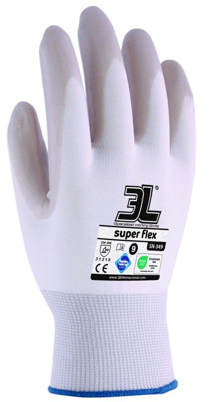 Gants en nylon nitrile gris Superflex 3L