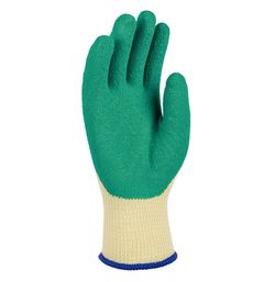 12 pares - Guantes látex sobre soporte algodon Ecogrip