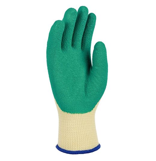 12 pares - Guantes látex sobre soporte algodon Ecogrip