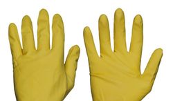 [12 pares] Guantes menaje limpieza y desinfección flocados