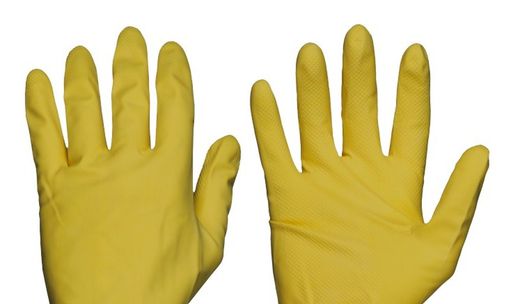[12 pares] Guantes menaje limpieza y desinfección flocados