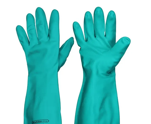 Guants de nitril verd per a usos químics