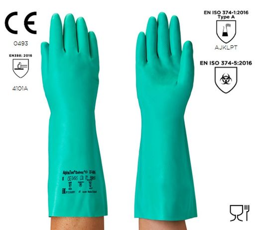 [12 parells] Guants de nitril Ansell Solvex 37-695