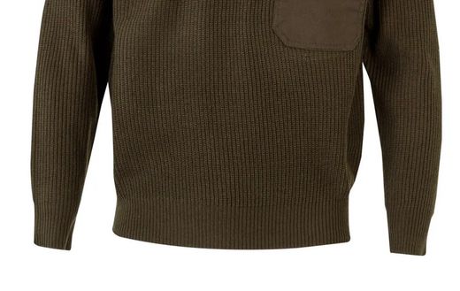 Jersey media cremallera verde caza
