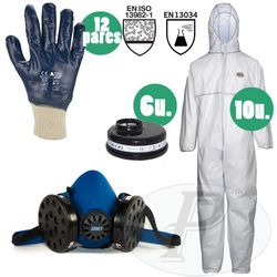 Kit de protección para trabajar con amianto