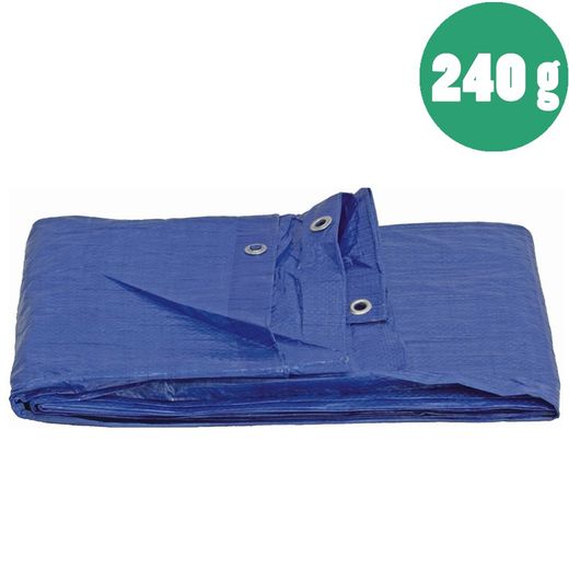 Lona azul materias primas de polietileno de 240 gr