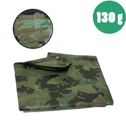 Lona camuflaje impermeable 130g con ojales