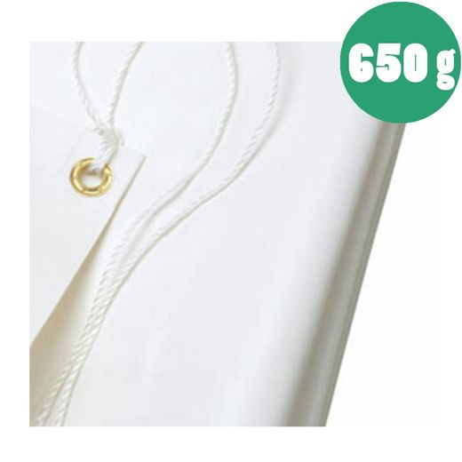 Lona de PVC blanca 650 gr