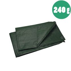 Toile imperméable vert foncé 240 grammes