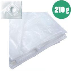 Lona traslúcida con ojetes 210 gr