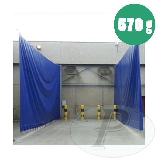 Toile bleue de première matière de 570 gr