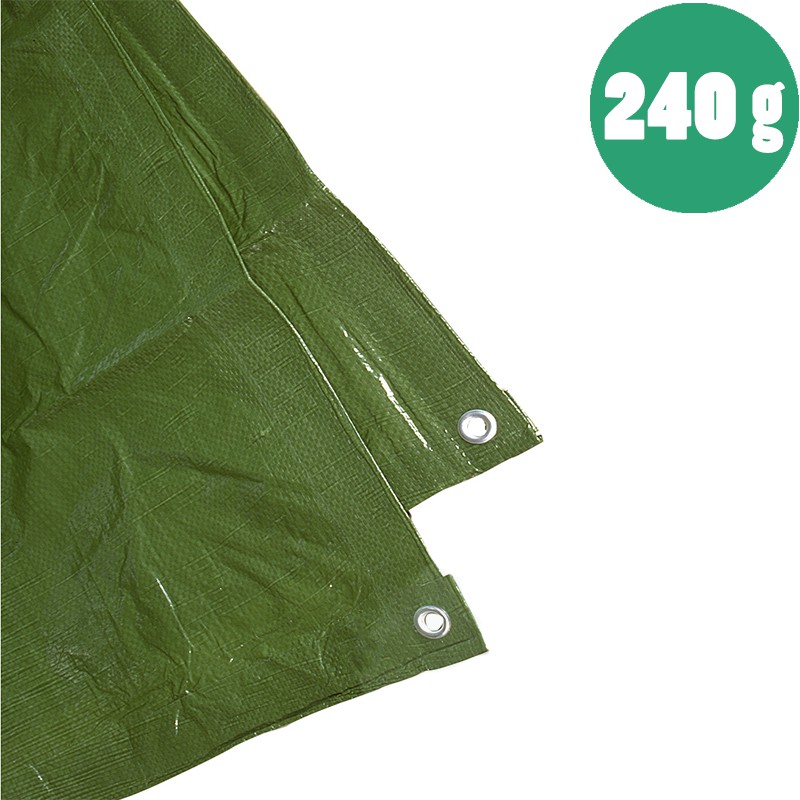 Lona Impermeable Verde Oscuro 240 Gr