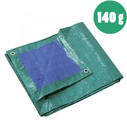 Lonas de rafia bicolor verde/azul 140g