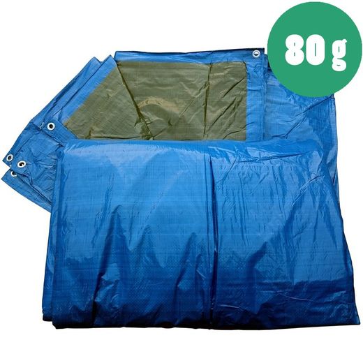 Suelos impermeables azules-verdes 90 g
