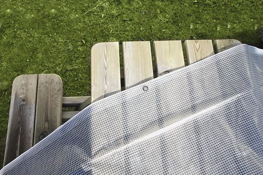 Lonas transparentes con malla 160 gr