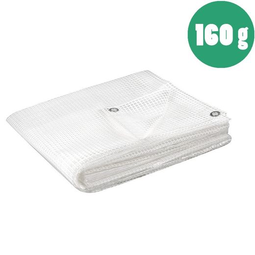 Lonas transparentes con malla 160 gr