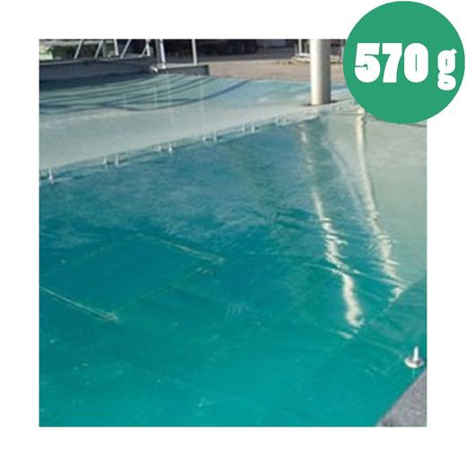 Toile verte de matières premières 570 gr