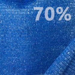 Malha de sombreamento personalizada 70% ocultação Azul