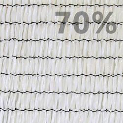 Malha de sombra personalizada 70% ocultação Branco