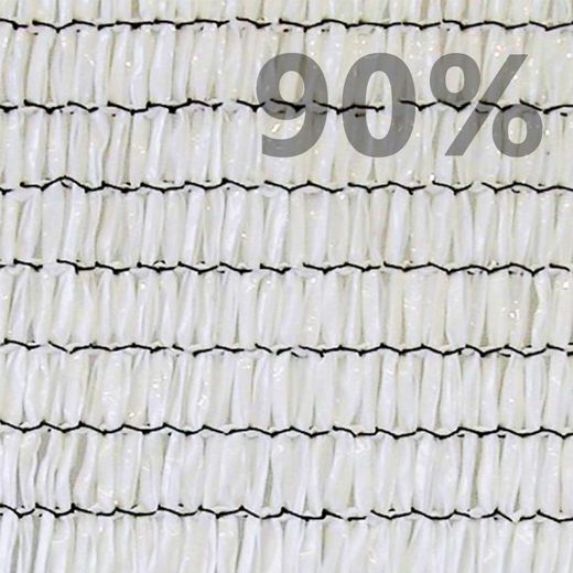Malla de sombreo a medida 90% ocultación Blanco