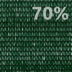 Malla de sombreo verde 70% ocultación