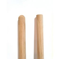 [4u] Mangos de madera de 120 cm sin rosca