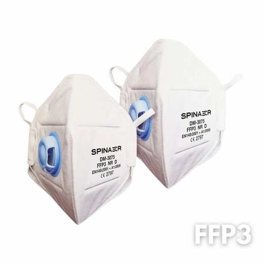 Mascarilla autofiltrante FFP3 NR con válvula
