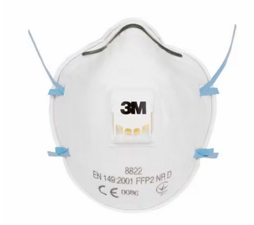 Masques autofiltrants 3M 8822 FFP2