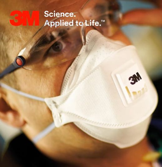 Mascarillas de protección plegables 3M 9312