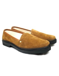 Mocassins de serratge marró Vallera