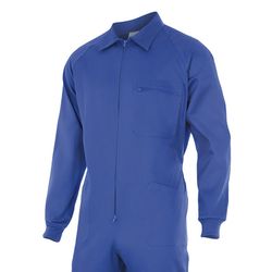 Salopette de travail en tergal bleu — Planas