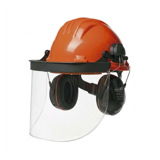 Climax 437-1 COMPLET Protetor Facial Completo (Capacete + Viseira + Fones de Ouvido)
