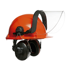 Climax 437-1 COMPLET Protetor Facial Completo (Capacete + Viseira + Fones de Ouvido)