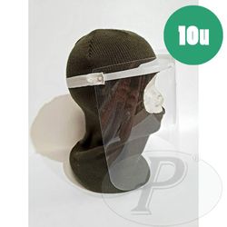 Pantallas de protección facial ambiente laboral