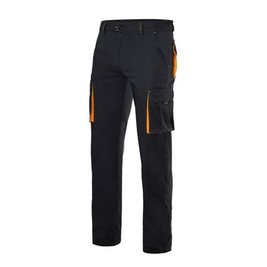 Pantalon de travail stretch bicolore multipoches