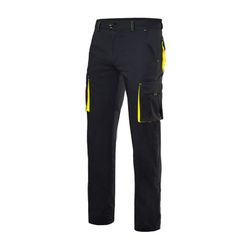 Pantalon de travail stretch bicolore multipoches