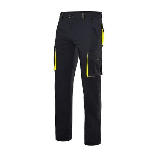 Pantalon de travail stretch bicolore multipoches