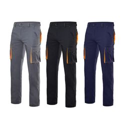 Pantalon de travail stretch bicolore multipoches