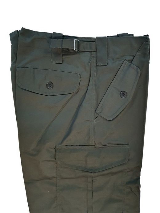 Pantalons multibutxaques polièster cotó Army