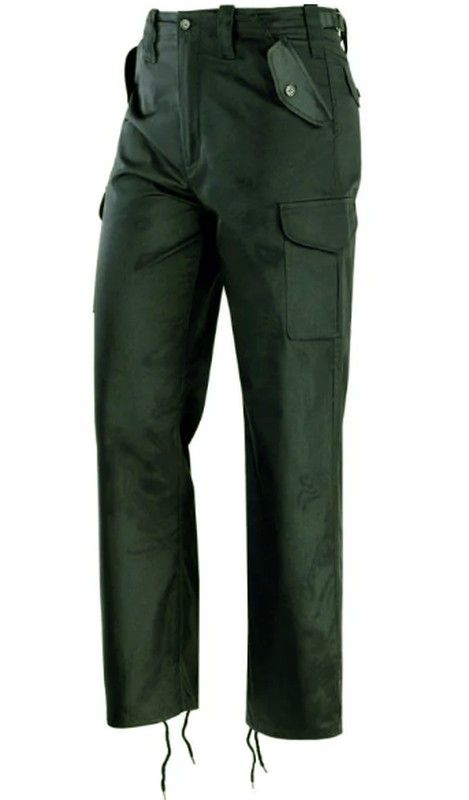 Pantalones de trabajo verdes para todo usos con bolsillos — Planas