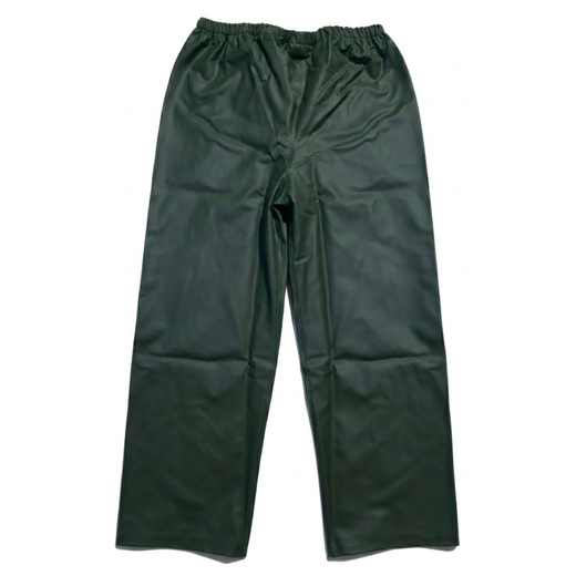 Pantalones impermeables verdes jardinería, pesca y caza