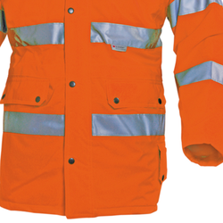 LUNAR Parka haute visibilité à col montant