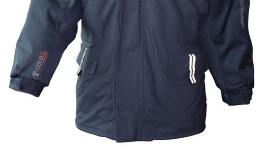 Parka anti-froid bleue modèle Vesuvius