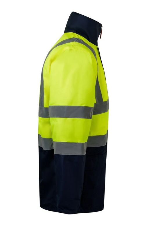 Parka imperméable haute visibilité 4 en 1 bicolore