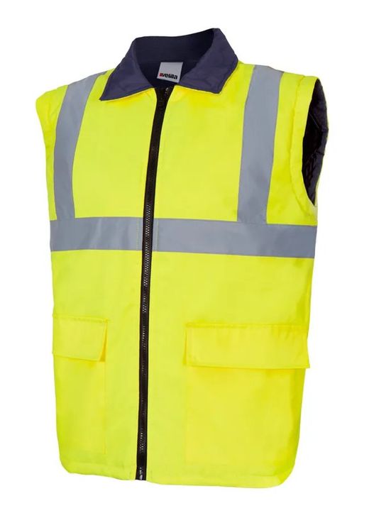 Parka imperméable haute visibilité 4 en 1 bicolore